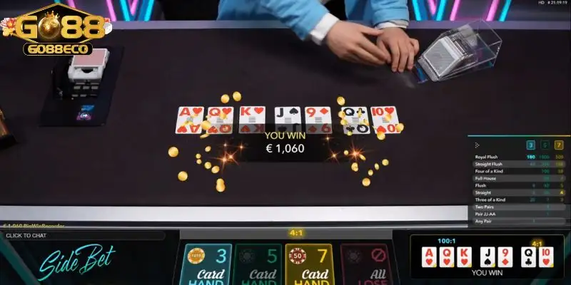 Ưu điểm nổi bật của side bet